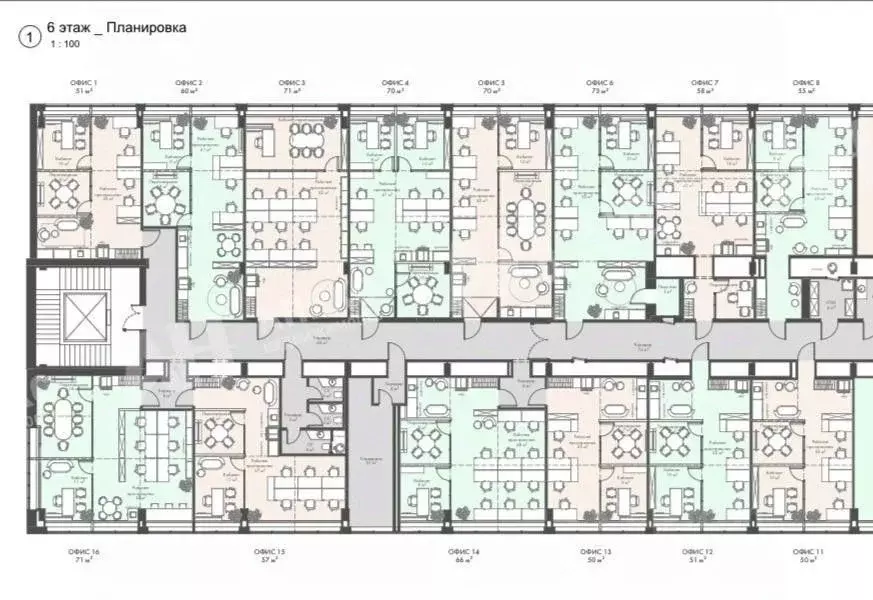 Офис в Москва проезд 3-й Марьиной рощи, 40С1 (71 м) - Фото 2