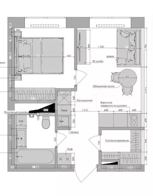 1-к кв. Москва Березовая аллея, 19к6 (31.4 м) - Фото 1