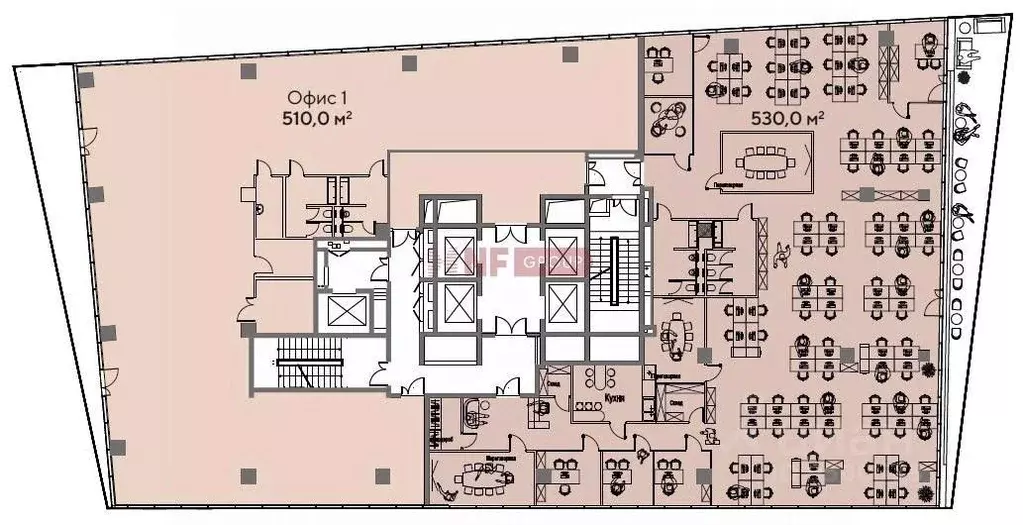 Офис в Москва ул. Обручева, 23 (1040 м) - Фото 1