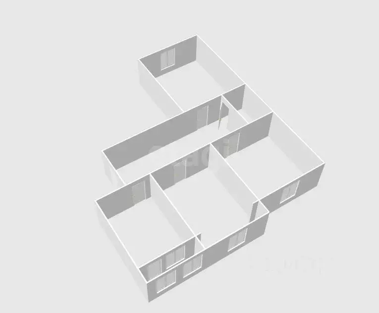 3-к кв. Сахалинская область, Долинск Комсомольская ул., 36В (70.8 м) - Фото 1