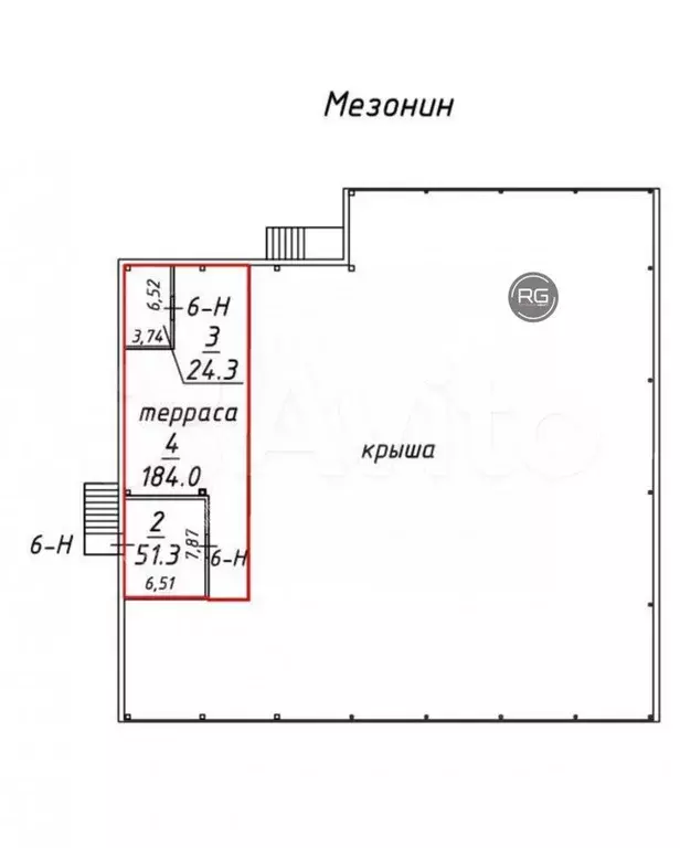 Продажа 1365 м2, 5 этаж - Фото 1