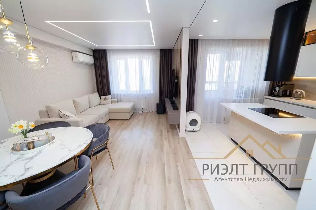 3-к кв. Татарстан, Казань ул. Аделя Кутуя, 110Дк2 (86.2 м) - Фото 1