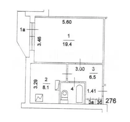 1-комнатная квартира: Москва, Луговой проезд, 8к1 (37.8 м) - Фото 1