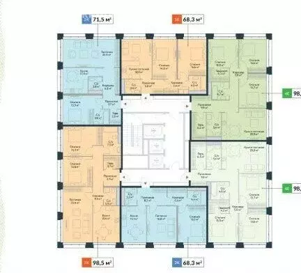 3-комнатная квартира: Москва, Корабельная улица, 1 (99 м) - Фото 1