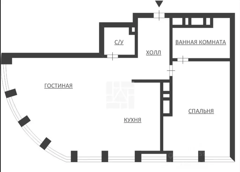 3-к кв. Москва Дружинниковская ул., 15 (86.0 м) - Фото 1