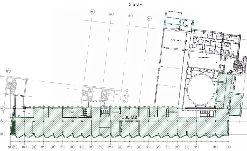 Помещение свободного назначения в Москва Тверская ул., 18К1 (1380 м) - Фото 2