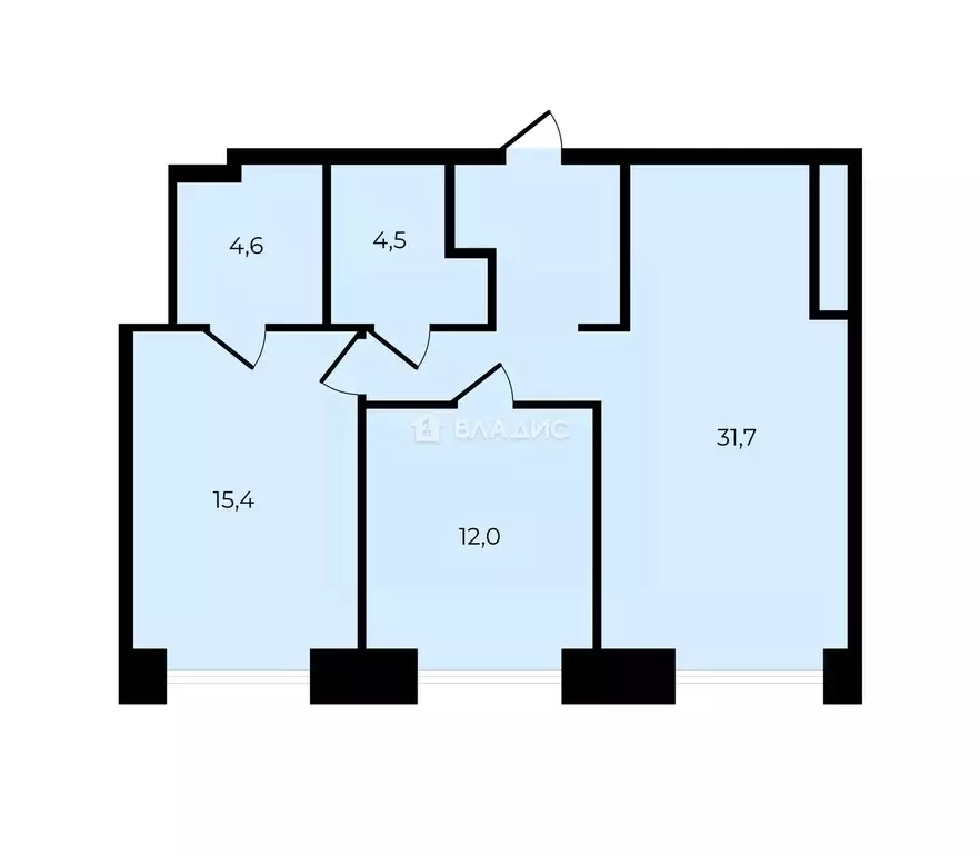 2-к кв. Москва Ботаническая ул., 29Ак3 (68.2 м) - Фото 2