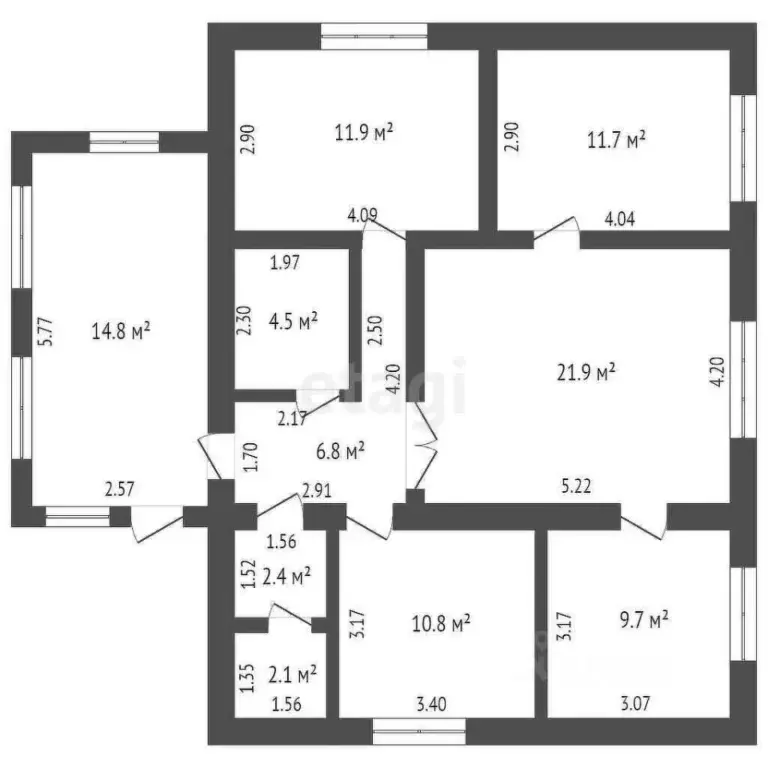 Дом в Калужская область, Малоярославецкий район, Ерденево с/пос, ... - Фото 2