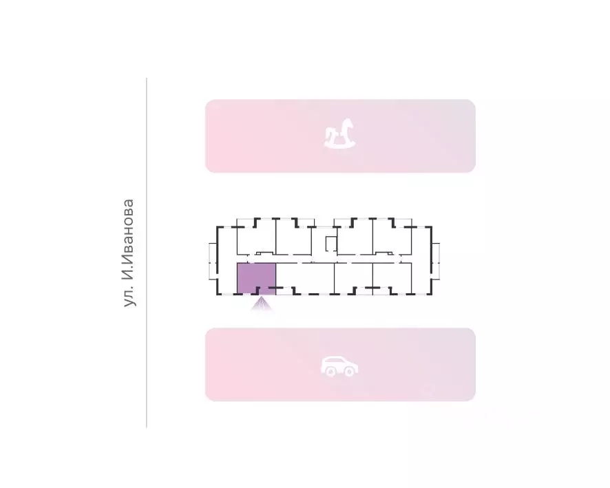 1-к кв. Брянская область, Брянск Медовый кв-л, поз7 (35.13 м) - Фото 1