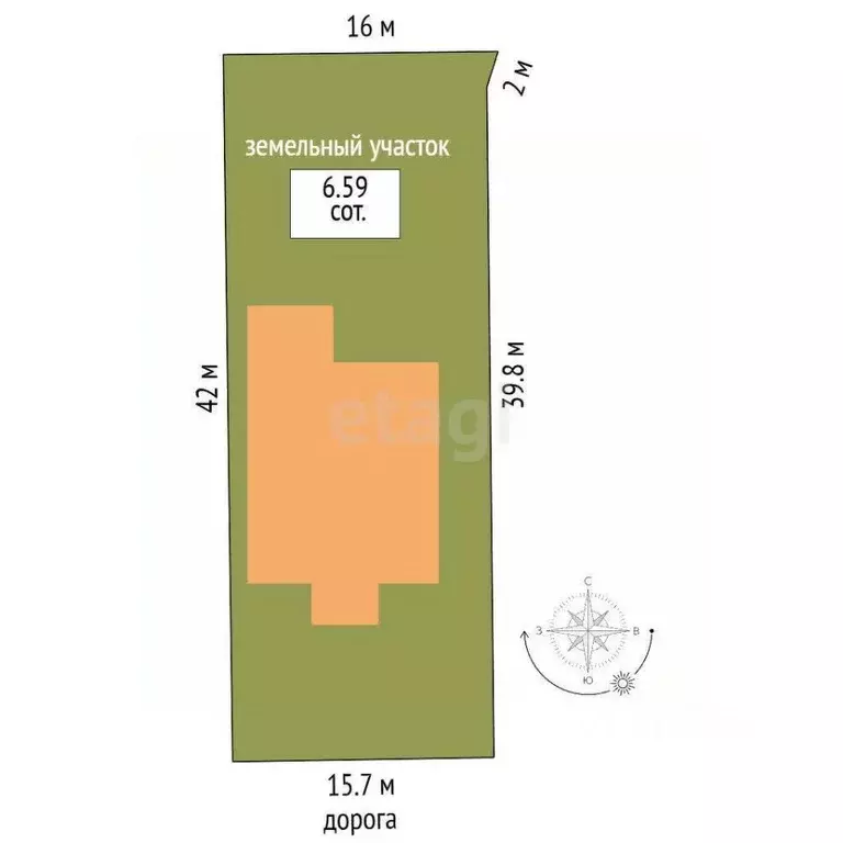 Дом в Ростовская область, Аксайский район, Большелогское с/пос, пос. ... - Фото 2