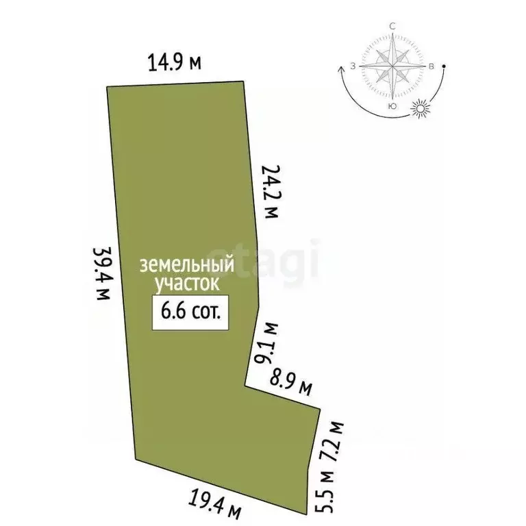 Участок в Крым, Феодосия муниципальный округ, с. Солнечное ул. ... - Фото 2