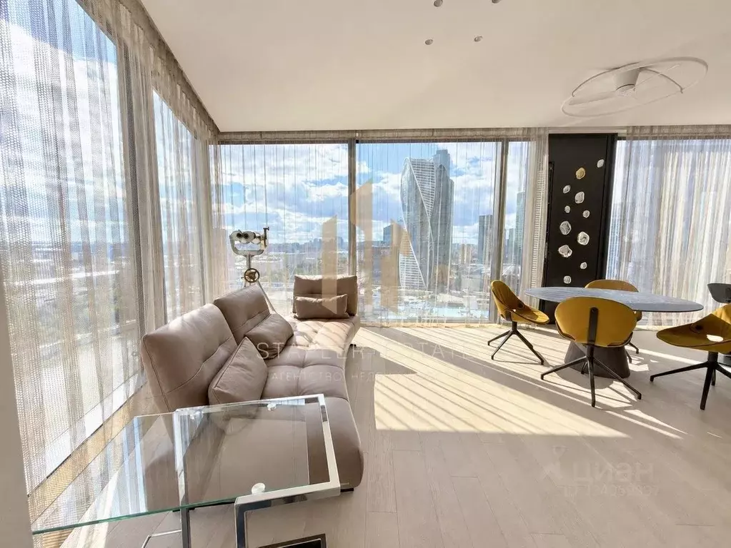 4-к кв. Москва Краснопресненская наб., 14Ак2 (127.0 м) - Фото 1