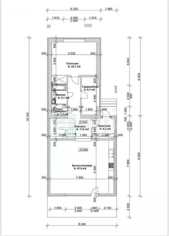 Дом в станица Анапская, улица Шевченко (204 м) - Фото 1