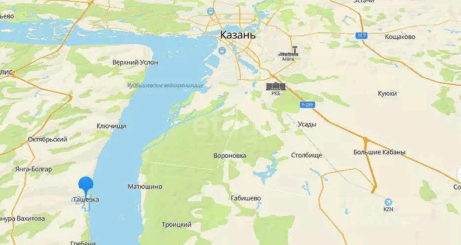 Участок в Татарстан, Верхнеуслонский район, Вахитовское с/пос, с. ... - Фото 1