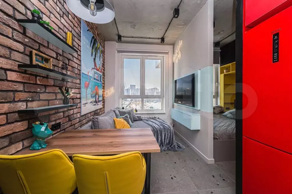 Квартира-студия, 28 м, 3/43 эт. - Фото 1