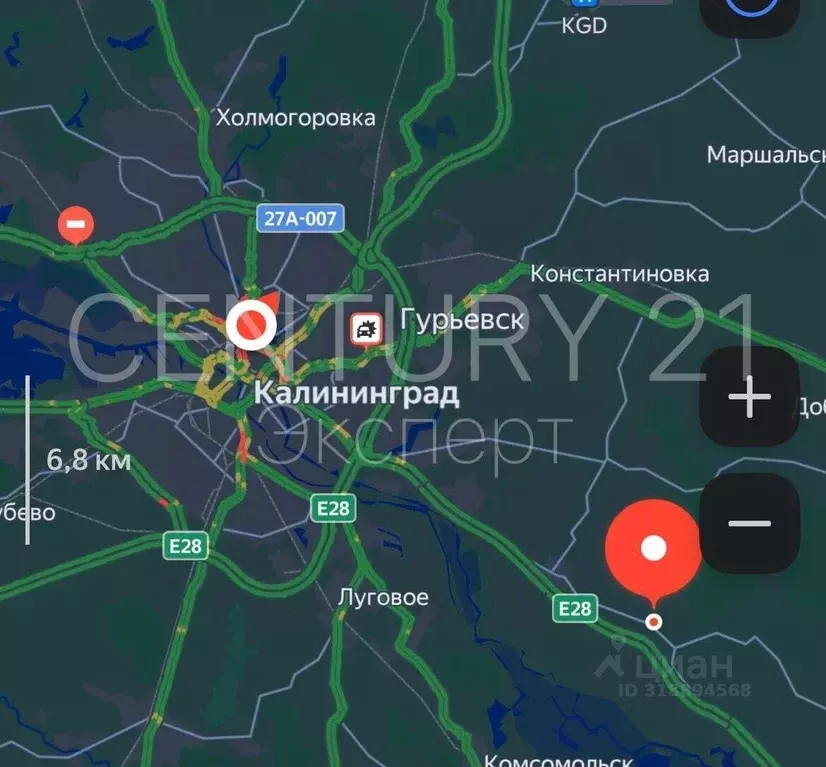 Участок в Калининградская область, Гурьевский муниципальный округ, ... - Фото 1