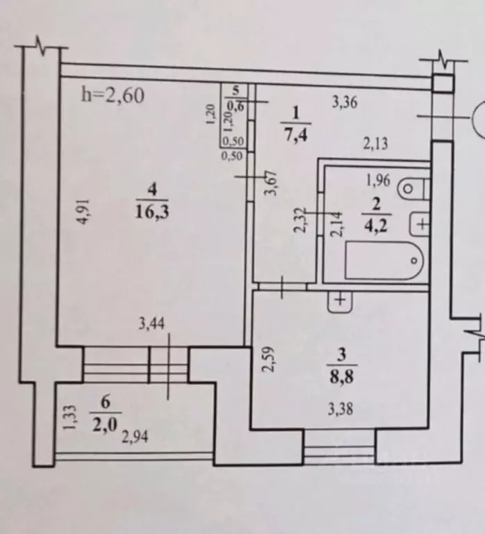 1-к кв. Забайкальский край, Чита ул. Усуглинская, 22 (39.3 м) - Фото 0