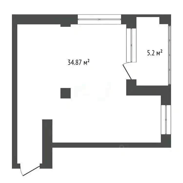 1-к кв. Крым, Ялта ул. Репина, 21 (85.69 м) - Фото 2