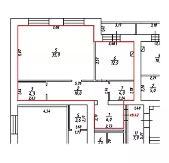 2-комнатная квартира: Кострома, 7-й Окружной проезд, 5 (74.7 м) - Фото 1
