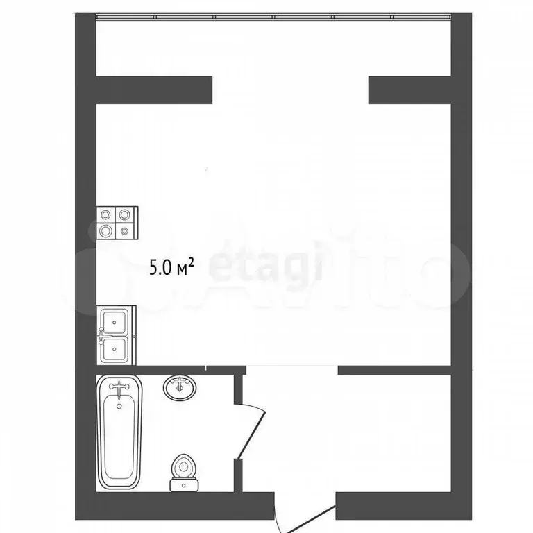 Квартира-студия, 33 м, 15/16 эт. - Фото 0