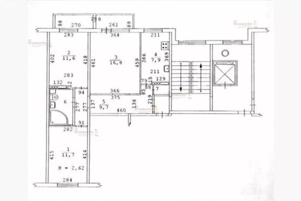3-комнатная квартира: Екатеринбург, Рощинская улица, 48 (63.7 м) - Фото 1