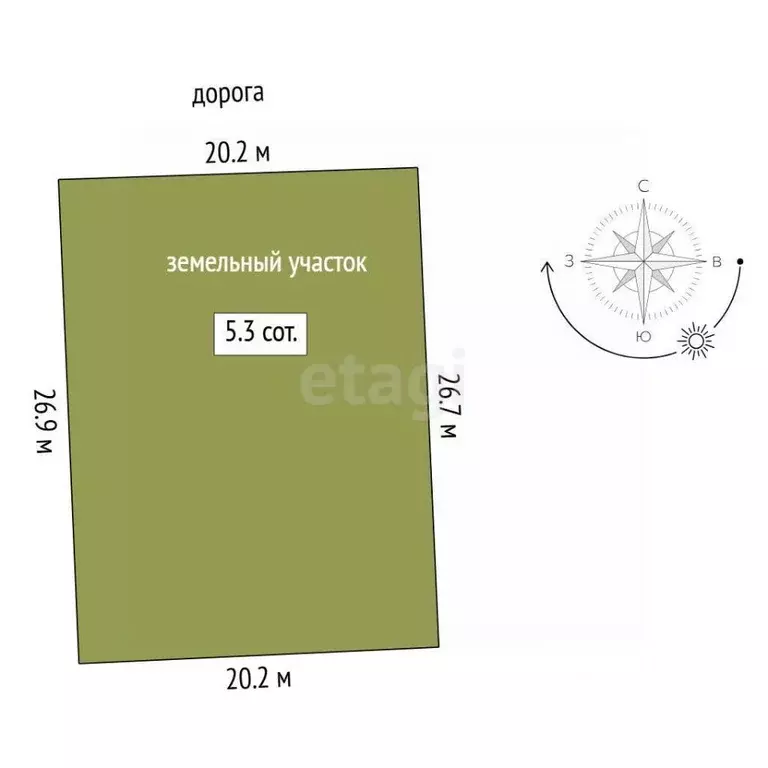 Участок в Тюменская область, Нижнетавдинский муниципальный округ, ... - Фото 2