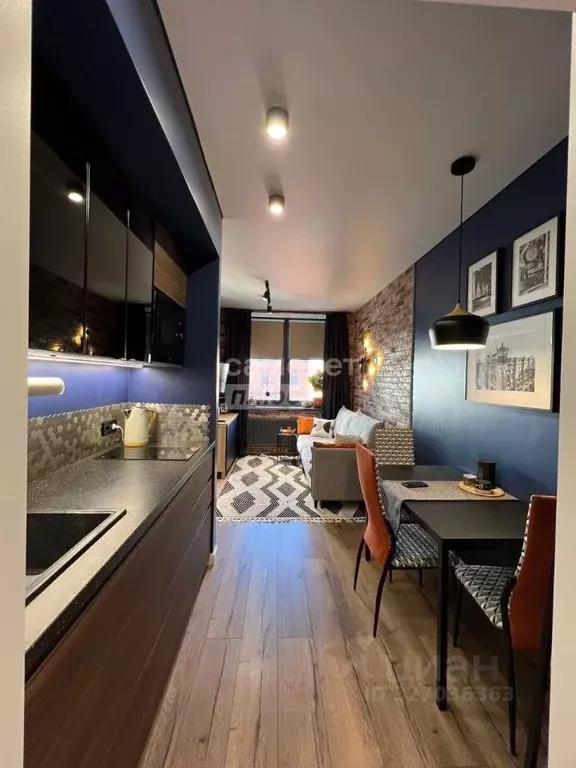 Студия Свердловская область, Екатеринбург ул. Азина, 22/2 (28.3 м) - Фото 2