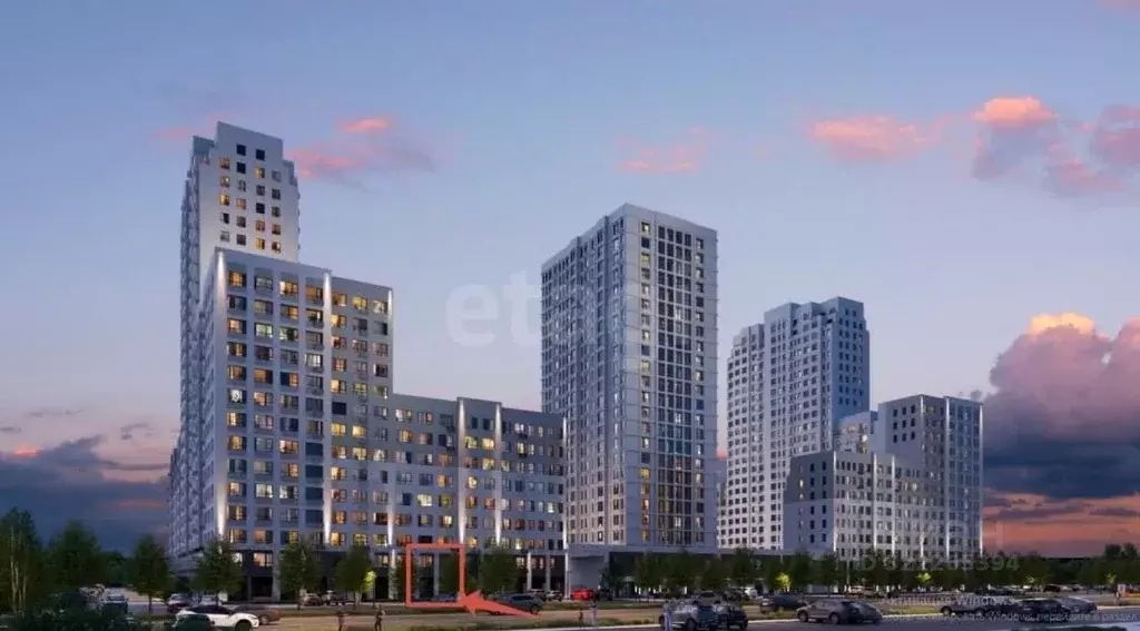 Торговая площадь в Тюменская область, Тюмень ул. Евгения Войнова, 3 ... - Фото 1