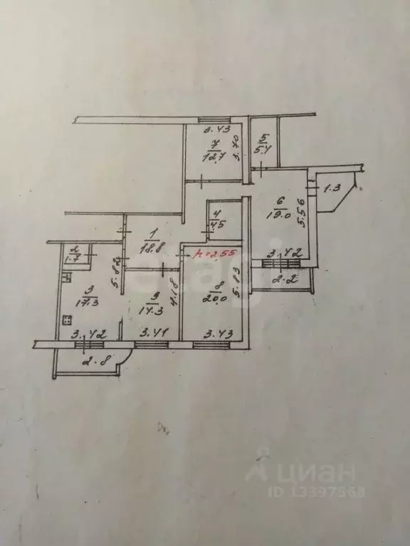 4-к кв. Тверская область, Тверь ул. Мичурина, 45 (113.7 м) - Фото 2