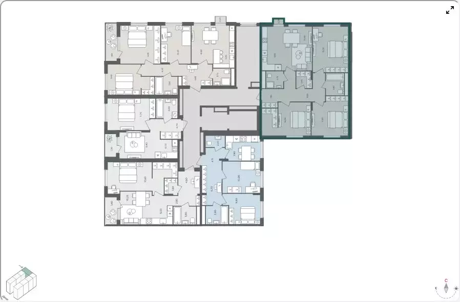 4-комнатная квартира: село Перхушково, микрорайон Равновесие, 4 (81 м) - Фото 2