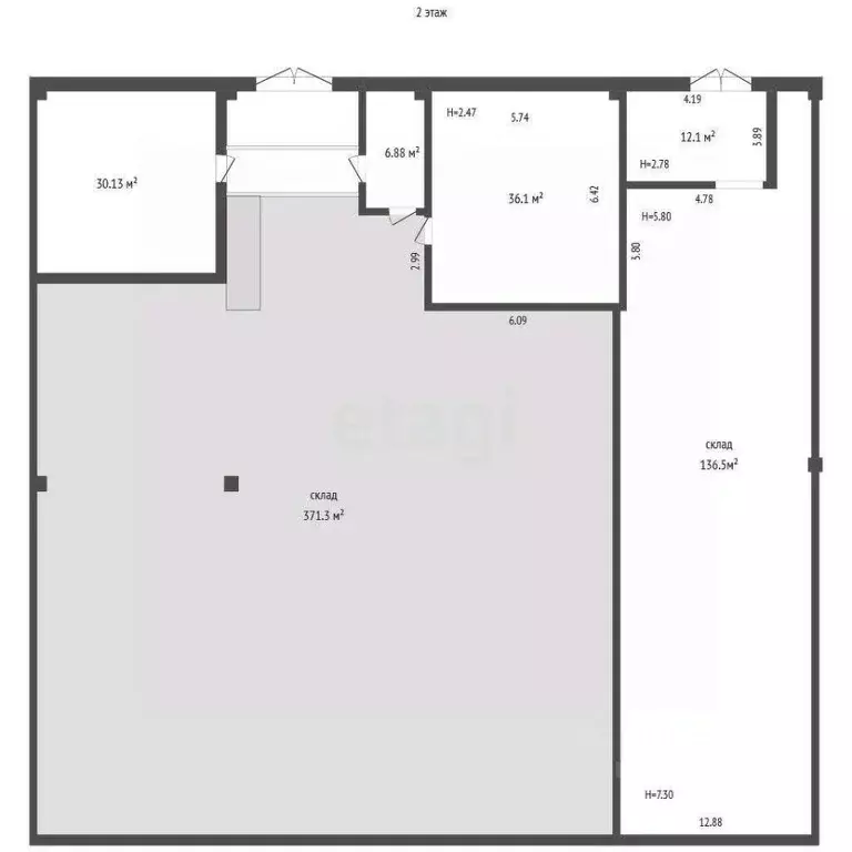 Склад в Костромская область, Кострома Галичская ул., 124А (371 м) - Фото 2
