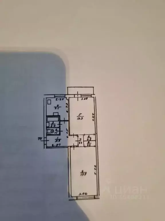 2-к кв. Астраханская область, Астрахань Зеленгинская ул., 51 (48.0 м) - Фото 2