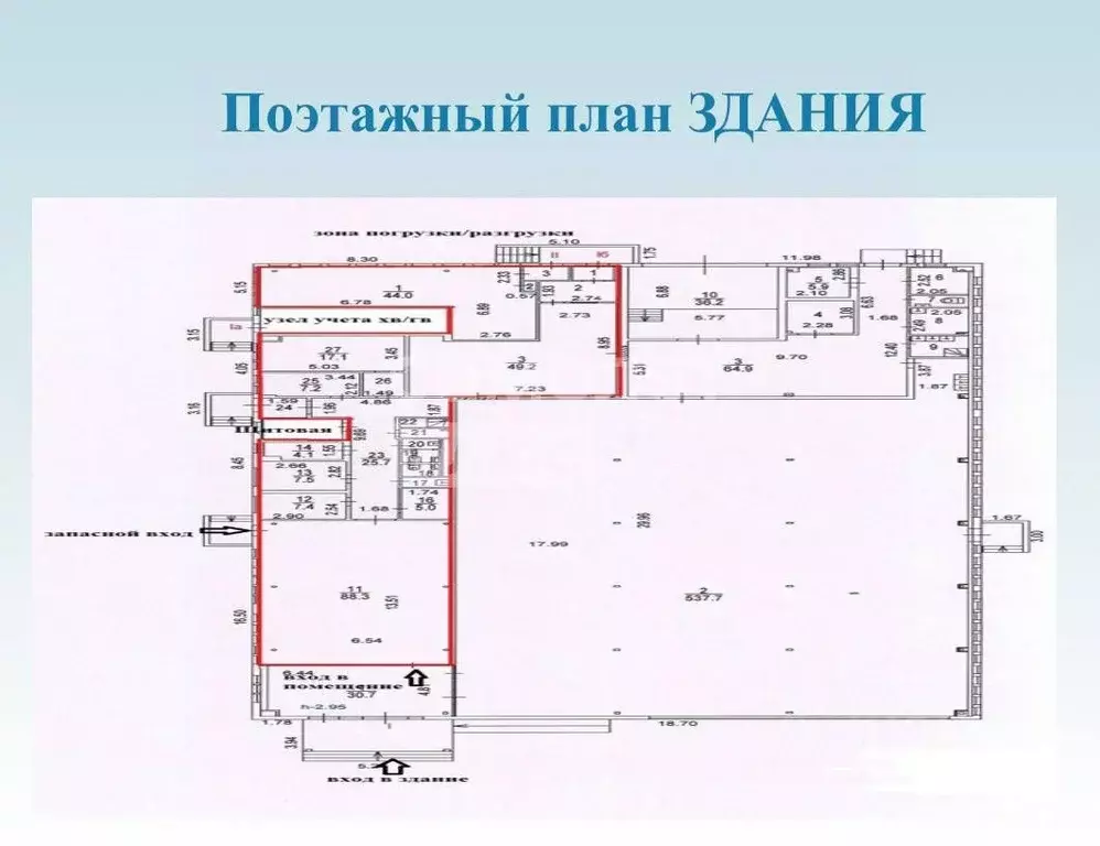 Торговая площадь в Москва ул. Федосьино, 10 (281 м) - Фото 1