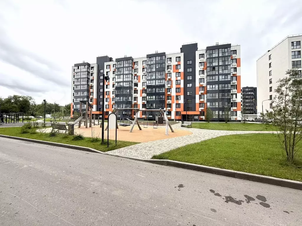 1-к. квартира, 39,4 м, 1/8 эт. - Фото 0