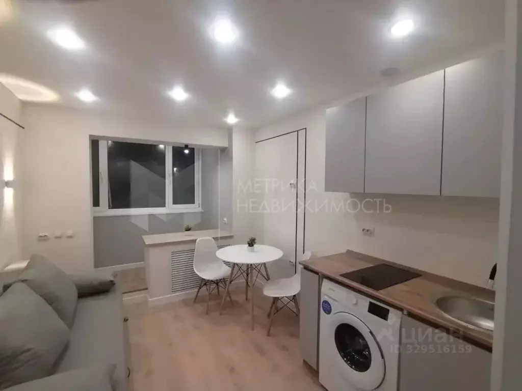 Студия Тюменская область, Тюмень ул. Червишевский Тракт, 68 (17.9 м) - Фото 1
