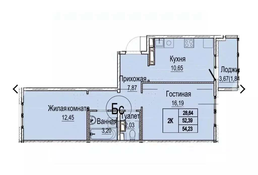 2-к кв. Нижегородская область, Нижний Новгород Лесной Городок мкр, ... - Фото 0