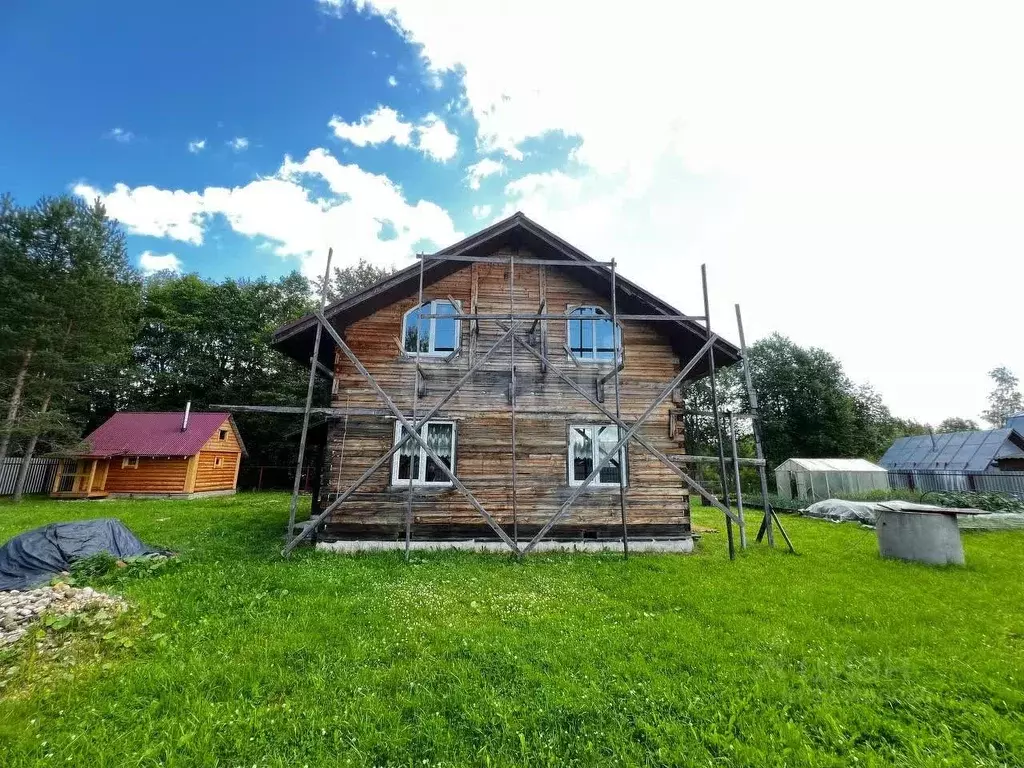 Дом в Вологодская область, Сокольский муниципальный округ, д. Плишкино ... - Фото 1