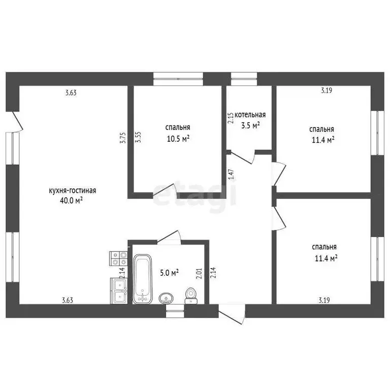 Дом в Тюмень, садовое товарищество Липовый Остров, 10-я Западная улица ... - Фото 1