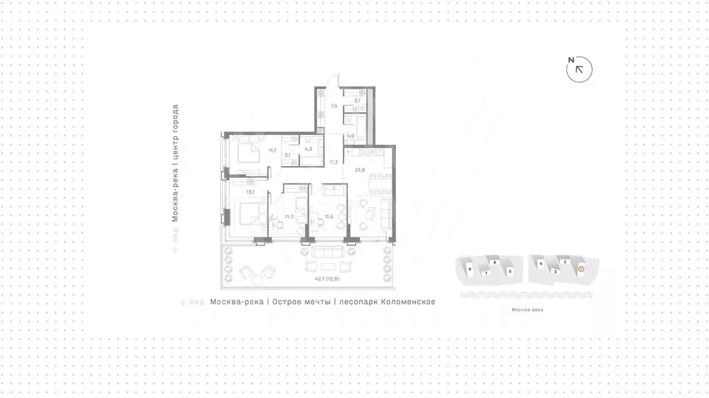 5-комнатная квартира: Москва, ул. Южнопортовая (118 м) - Фото 1