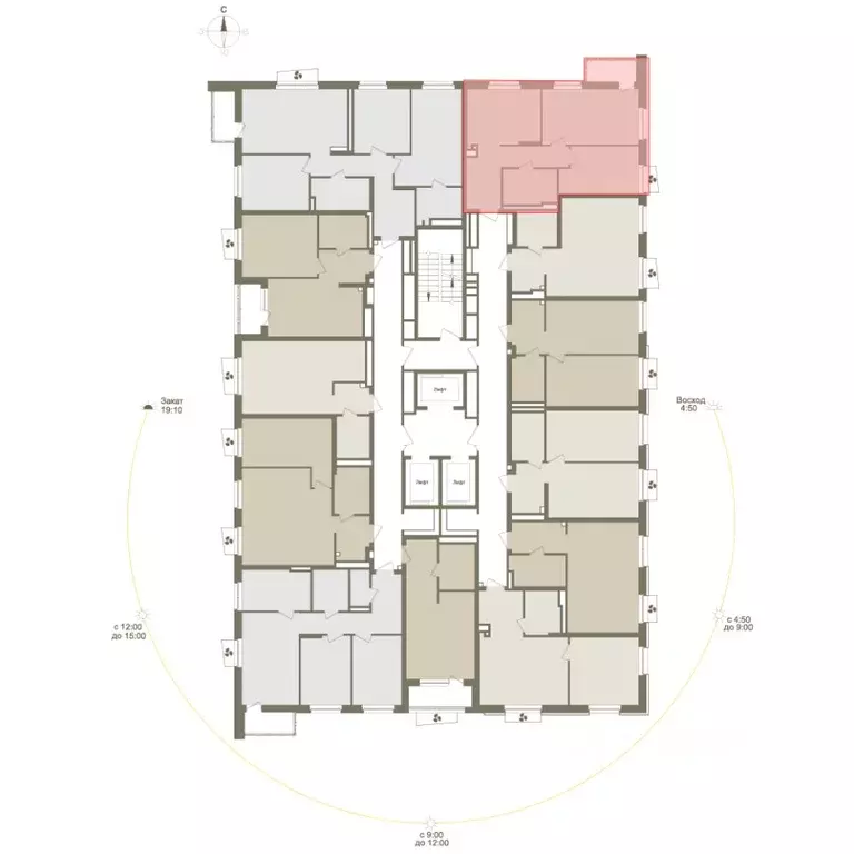 2-к кв. Башкортостан, Уфа Родина Парк жилой комплекс (56.3 м) - Фото 2