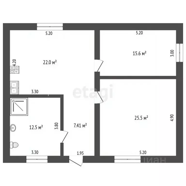 Дом в Тюменская область, Тюменский муниципальный округ, с. Перевалово ... - Фото 2