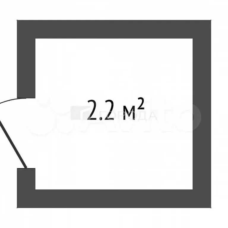 Продам помещение свободного назначения, 2.2 м - Фото 1