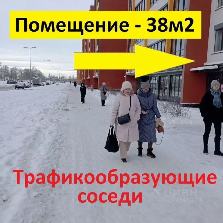 Помещение свободного назначения в Санкт-Петербург просп. Буденного, ... - Фото 2