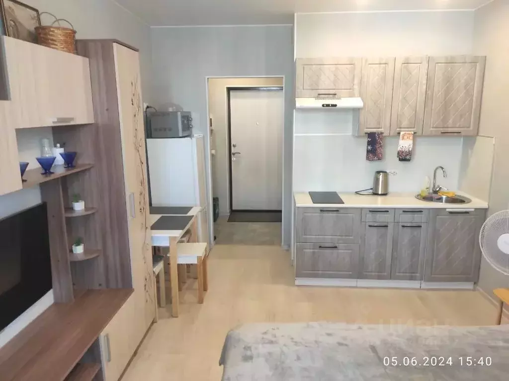 Студия Ленинградская область, Мурино Всеволожский район, бул. ... - Фото 1