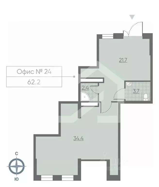 Помещение свободного назначения в Москва 2-й этап тер., Лучи жилой ... - Фото 2