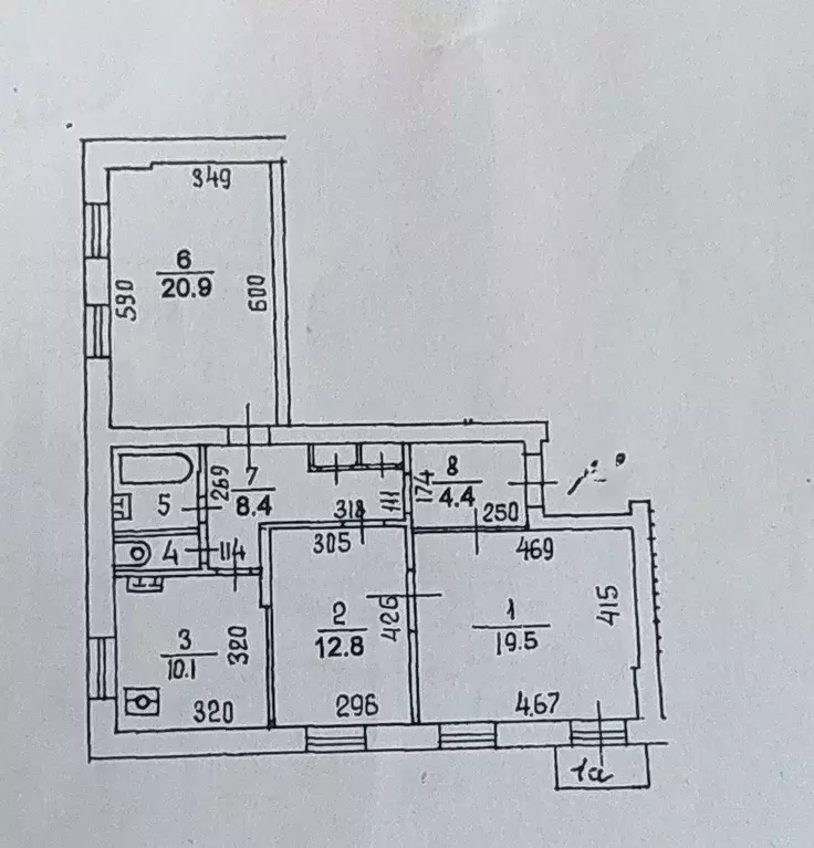 Продаётся 3-к квартира, 81.8 м - Фото 1