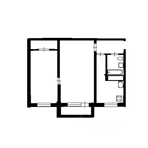 2-к кв. Татарстан, Казань ул. Красной Позиции, 7а (44.0 м) - Фото 2