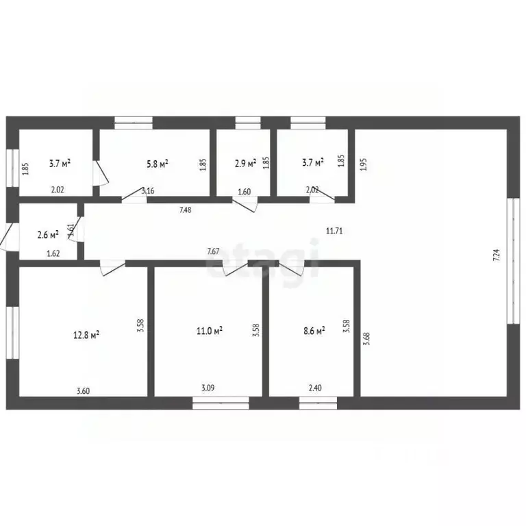 Дом в Самарская область, Самара Звездочка СПК, ул. 9-я, 63А (97 м) - Фото 2