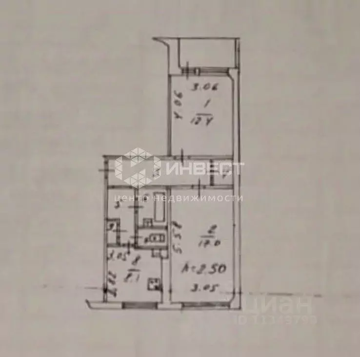 2-к кв. Мурманская область, Мурманск Молодежный проезд, 4 (56.3 м) - Фото 2