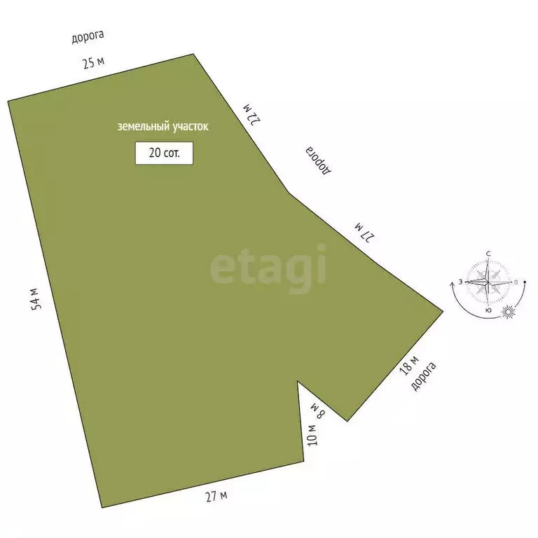 Участок в Балаклава, Аланская улица (10 м) - Фото 1